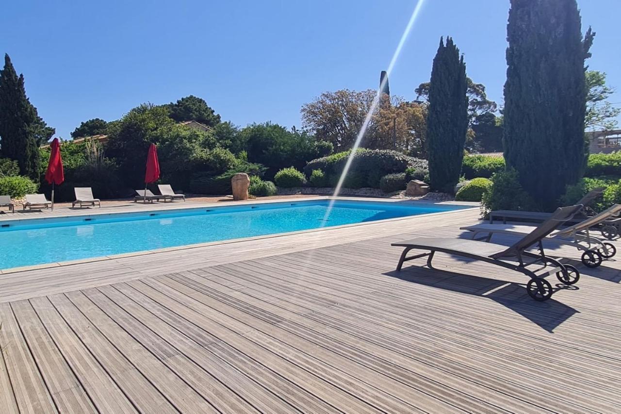 Mini Villa Messicana 5 Pers Piscine 500 M Plage Lecci Kültér fotó